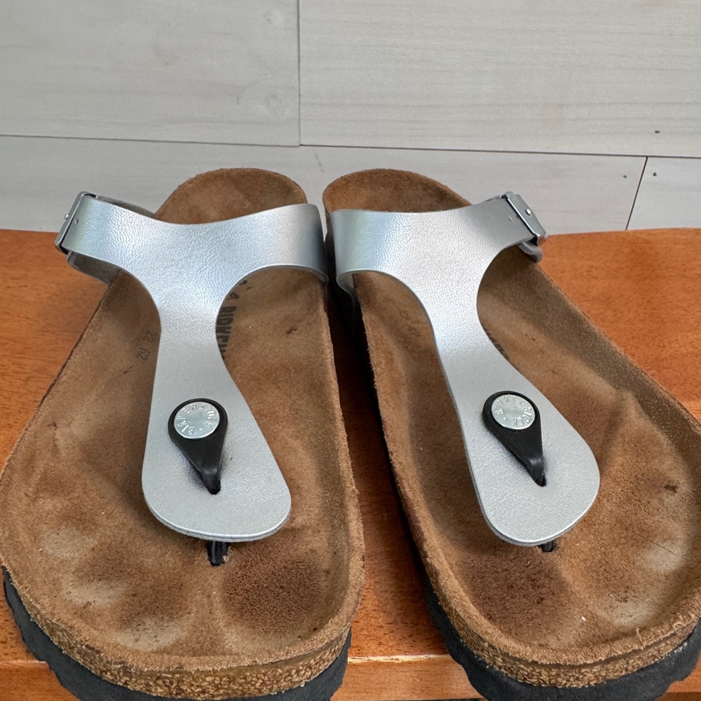 Birkenstock Gizeh - silver - Picture 2 of 5